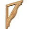 Ekena Millwork Funston Slat Rough Sawn Bracket, Western Red Cedar, 4"W x 42"D x 48"H BKT04X42X48FST06RWR - alternate 1